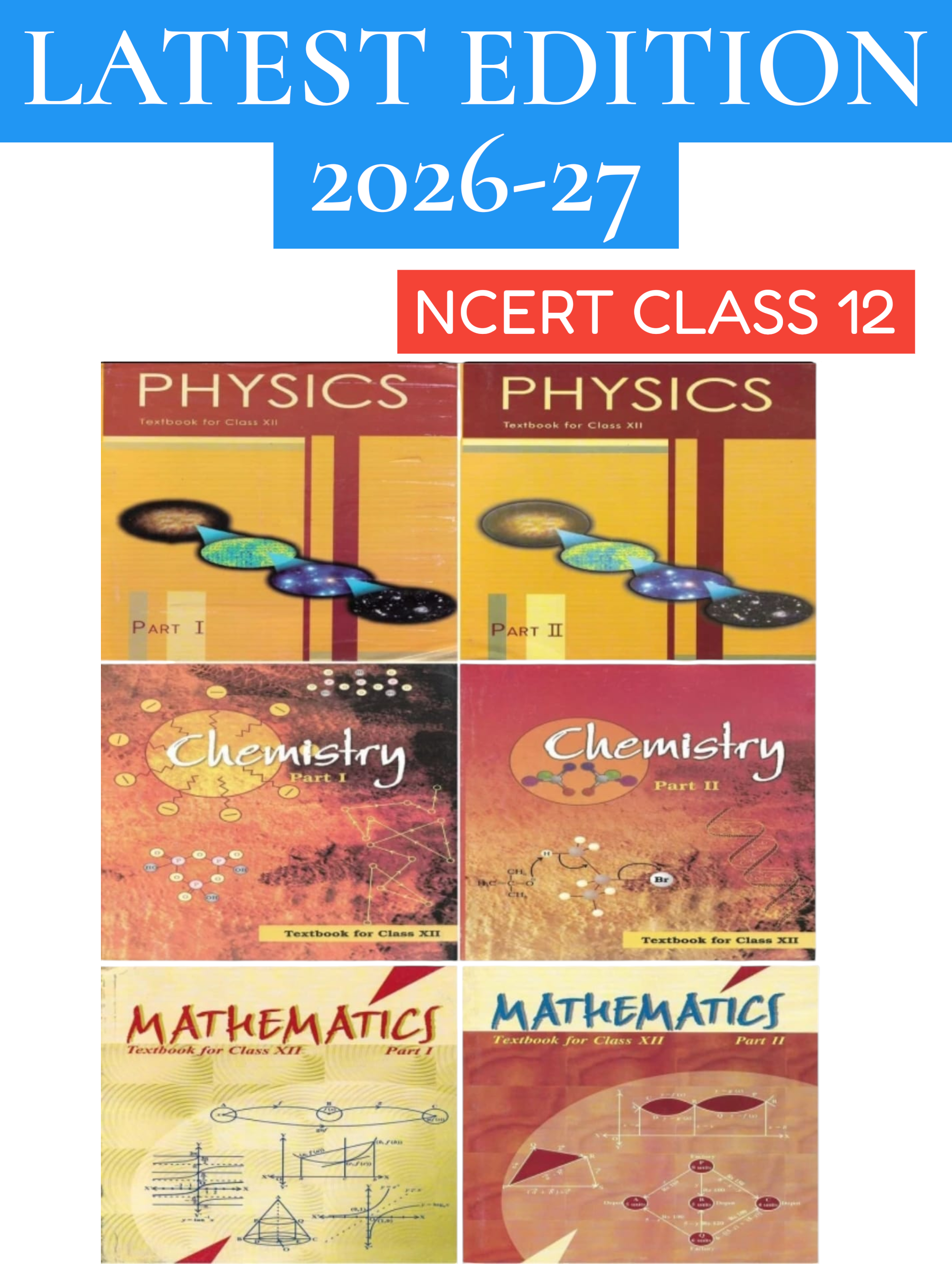NCERT PCM Class 11 Complete Textbook Set (Session 2026-27)